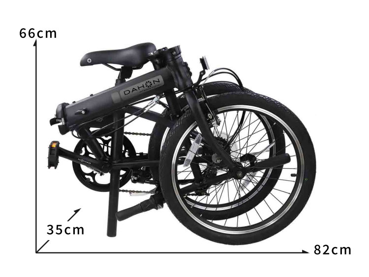 DAHON ダホン Hit ヒット 折りたたみ自転車 2025年 コンパクト 20インチ自転車 整備点検済 カギ・フロントライトプレゼント 軽量 通勤  : ベスポ - 通販 - Yahoo!ショッピング