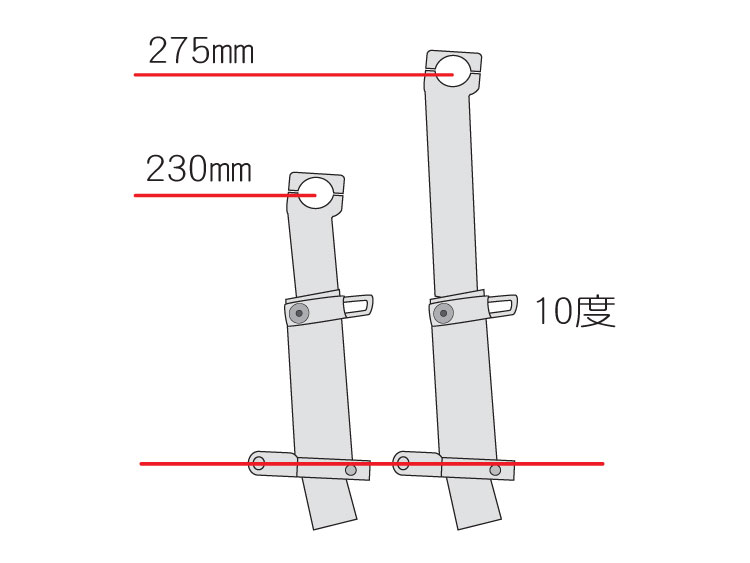 BD-1 Adjust Stem 10D Short