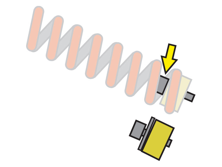 BD-1 Front Spring Bolt Set