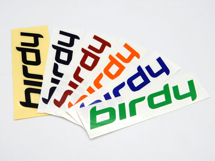 Birdy Frame Logo Sticker