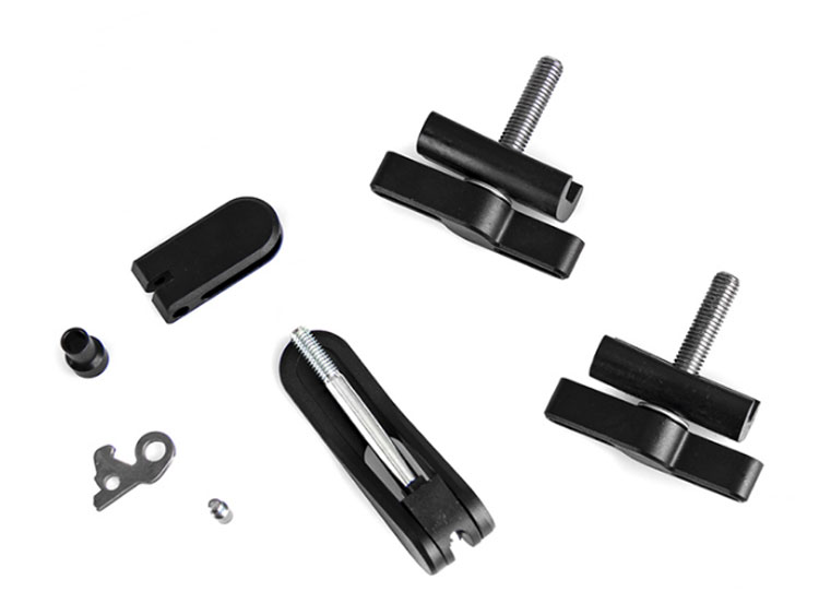 BROMPTON Aluminium Hinge Clamp And Rear Frame Clip Set